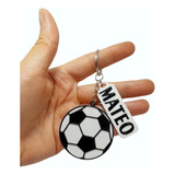 Souvenir Pelota Futbol Llavero Personalizado Con Nombre X40