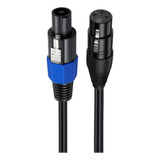 Cable Speakon A Xlr Hembra  50cm