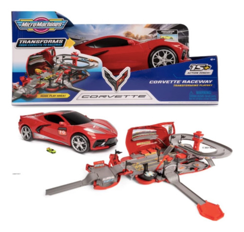 Micromachines Transformers Corvette Raceway Playset Pista 