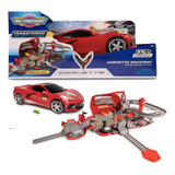 Micromachines Transformers Corvette Raceway Playset Pista 