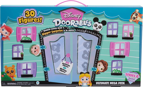 Doorable Disney Ultimate Mega Peek Pack Series 6, Incluye 30