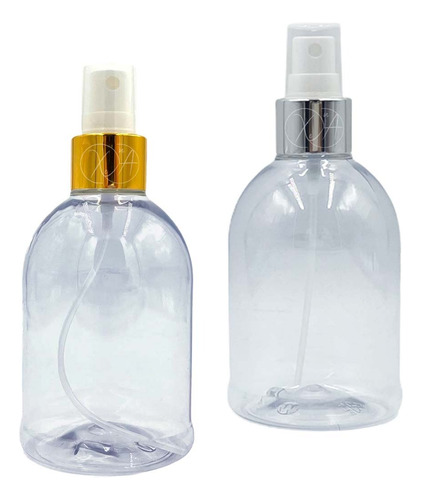 Atomizador Perfume Barberia 250 Ml Dorado Plata Plastico X30