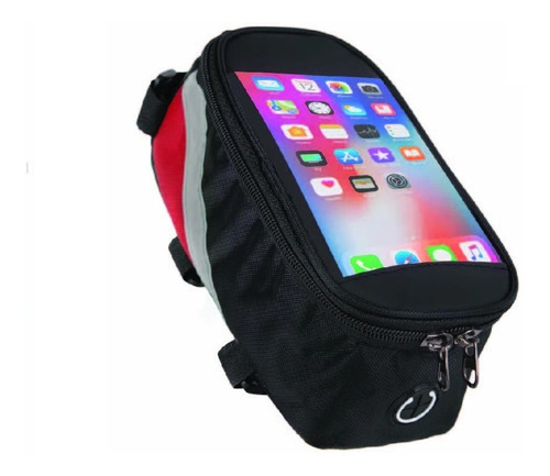 Bolso Bicicleta Porta Celular Herramientas Touch Hasta 6,5 P