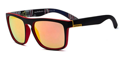 Lente Gafas Quiksilver Modelo Square Uv400 Unisex + Estuche 