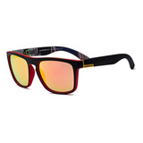 Lente Gafas Quiksilver Modelo Square Uv400 Unisex + Estuche 