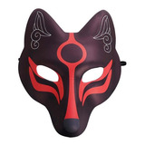 Máscara Facial De Zorro De Kabuki Japonesas De Kabuki Para H