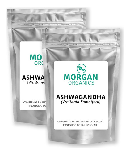 Ashwagandha Organica En Polvo 100% (raíz) 100 Grs! Premium