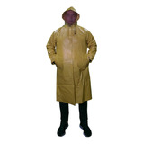 Capa De Lluvia Pvc Impermeable Amarilla