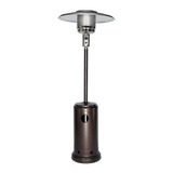 Estufa Patio Exterior A Gas Alta Bronce - Envio Gratis