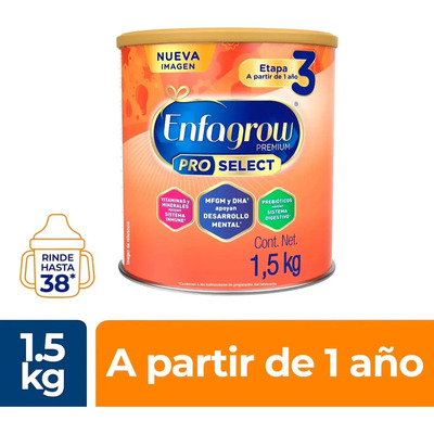Fórmula Infantil Enfagrow Etapa 3 Lata 1.5 Kg | MercadoLibre