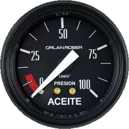 Presion De Aceite Orlan Rober Classic 52mm 100lbs Mecanico