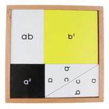 Juguete Montessori De Caja De Teorema De Pitágoras Para
