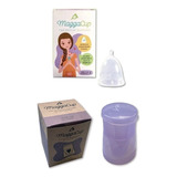 Copa Menstrual Maggacup Silicona + Vaso Esterilizador Color Color Copita 0 Y Vaso Violeta