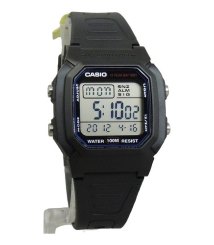 Relógio Casio Unissex W-800h-1avdf - Nf - Envios Full