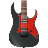 Ibanez Guitarra Eléctrica Grg131dx-bkf Negro Mate Hh Álamo Color Black Flat Material Del Diapasón Amaranto Orientación De La Mano Diestro