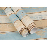 Papel Mural Autoadhesivo Madera Vintage Pack 5 Rollos