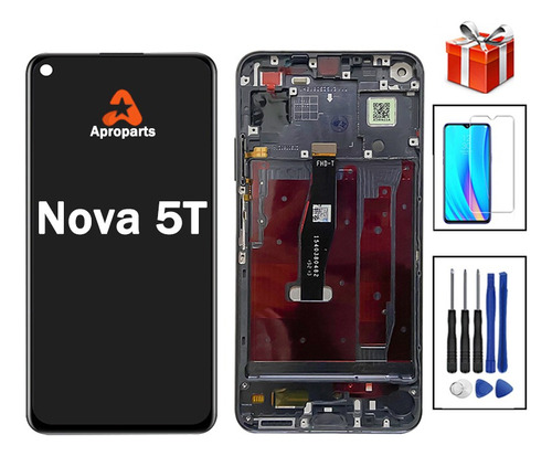 Pantalla Lcd Con Marco Compatible Con Huawei Nova 5t