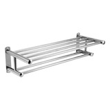 Toallero De Acero Inoxidable U201 Rack Baño Estante Almacena