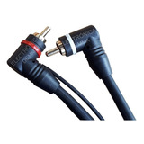 Cable Rca 5 Mts 90° Mallado Con Remoto P/potencia Woofer