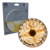 Fita Led Luce Cob 5 Metros 8w/m 320 Leds Branco Quente 2700k