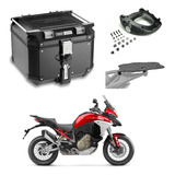 Kit Bau Givi Obkn42b+base M5+suporte Scam Spto699 Ducati V4s