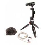 Kit De Vídeo Shure Mv88 Se215 Fones De Ouvido Mv88 Se 215cl Msi