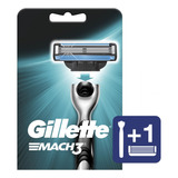 Gillette Afeitadora Mach3 Turbo Maquina Recargable