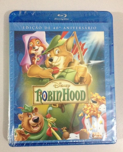 Robin Hood Clássico Disney Blu-ray Original Lacrado