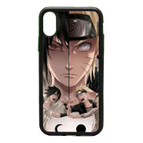 Funda Protector Para iPhone  Naruto Pelea Anime Japon