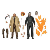 Neca Halloween Ii Michael Myers Dr Loomis Ultimate Figura !*