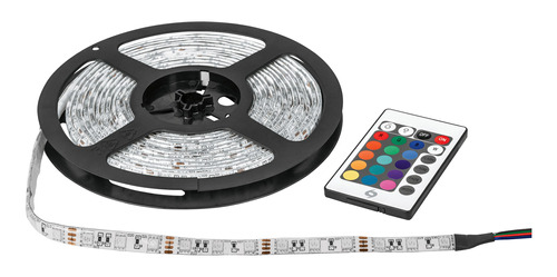 Tira Led 5 M Adhesiva Flexible Luz Multicolor Rgb 40 W