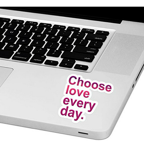 Sticker Para Trackpad  Elige Amor A Diario  3  X 3 