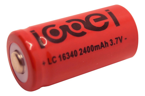 Bateria Pila Recargable Cr123 Litio-ion 2400 Mah 3.7v Cr 123