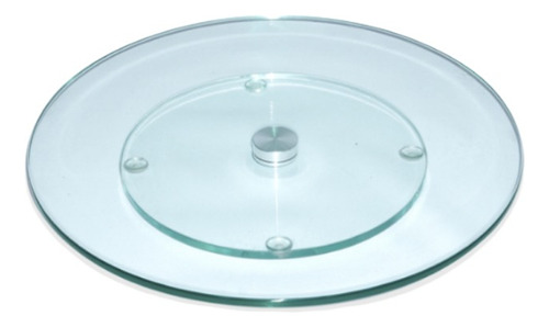 Bandeja Centro Giratorio 60cm De Vidro Para Mesa De Jantar