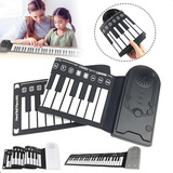 Teclado Midi Flexible Piano Roll-up Portátil 49 Teclas Usb