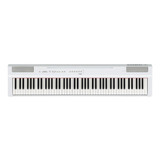 Piano Digital Intermedio P125, Color Blanco (incluye Adaptad