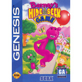 Jogo Barney's Hide And Seek Para Mega Drive Genesis Original