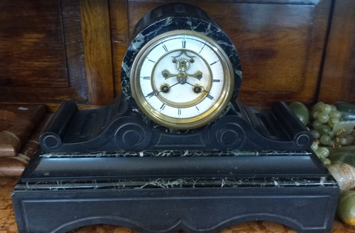 Antiguo Reloj De Mesa Aleman Marmol Sano No Envio N723