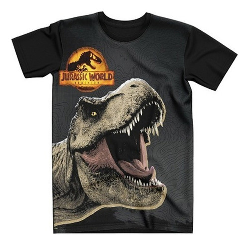  Camiseta Jurassic Park Adulto E Infantil