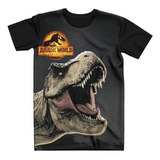  Camiseta Jurassic Park Adulto E Infantil