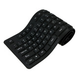 108 Teclas Usb De Silicona Flexible Plegable Teclado Imperme