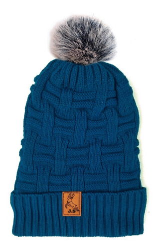 Gorro De Lana Con Pompon. Clima Frío Ropa Térmica Unisex