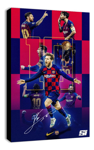 Cuadros Decorativos Modernos Para Sala Fútbol Lionel Messi 2