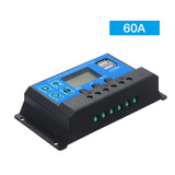 60a 12v/24v Controlador De Carga Solar Pwm Inteligente