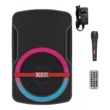 Bocina 8 Recargable Bluetooth Usb Fm Aux Bafle Kaiser 7908