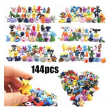 Kit 144 Piezas Figuras Pokémon Colección Pikchu Modelo Muñec