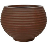 Vaso Ondulado De Polietileno G Alt 35cm Larg 47cm, Comp 47cm