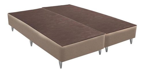 Base Sommier Linho Bege Super King (193x203x23) - Ortobom