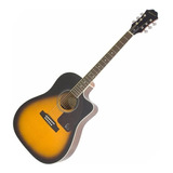 Guitarra Electroacústica EpiPhone Aj-220sce Sunburst C/corte