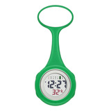 Relógio De Bolso Digital Lcd Verde Para Enfermeiras, Moda Pr